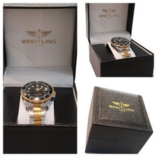 Breitling Used Watch Box with outer box and watch travel pouch gift
