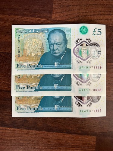 Consecutive five pound - 3x,