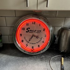 Snap-on Neon Wall Clock