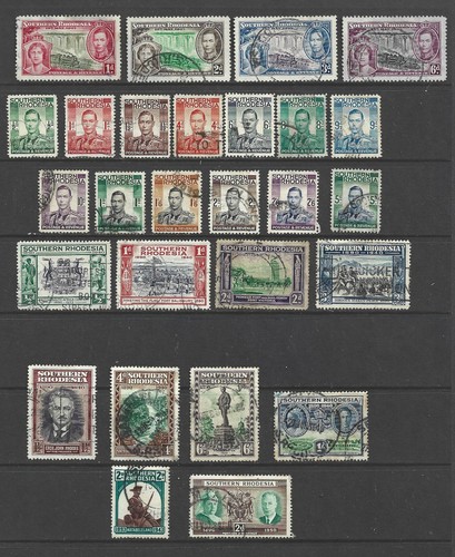 Southern rhodesia gvi used - gvi,
