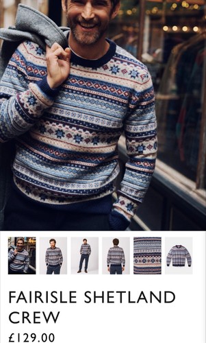 Aubin fairisle shetland mens - aubin,