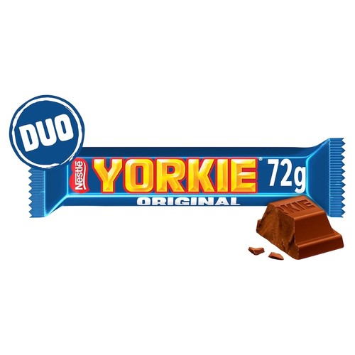Yorkie duo milk chocolate bar - duo,