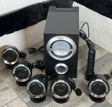 Sony SRS-D511 5.1 Speaker Surround Active Black Compact Subwoofer Sound Small