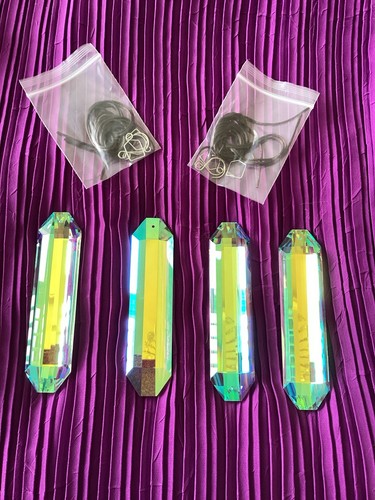 Crystal prisms with strings - 4,