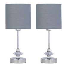 Set of 2 Acrylic Cystal Table