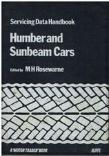SUNBEAM ALPINE MkI/III S1/2 RAPIER S1/IV HUMBER S.SNIPE IMPERIAL SERVICE MANUAL