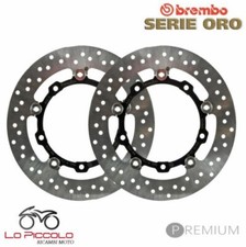 Pair front brake discs - discs, brembo