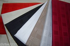 Hampton Tablecloths. Jaquard   Tablecloths.  Easy Care, Various shapes sizes.