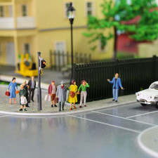 model railway 19mm people