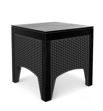 Rattan effect square garden - rattan,
