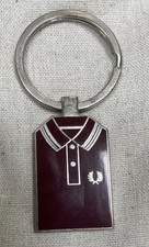 FRED PERRY ENAMEL BRANDED KEYRING – BNWT , IDEAL FOR CHRISTMAS GIFT