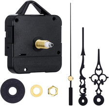 High Torque Silent Quartz Clock Movement Mechanisms with Hands Battery Powered,