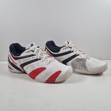 Babolat Tennis Shoes Trainers Size 11.5 Kompressor White Red Black