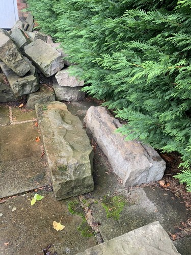 Reclaimed granite kerb - 30,