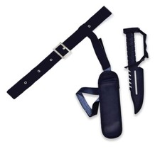 Thigh Holster & Knife Lara Croft Style Plastic Toy Weapon Fancy Dress Accessory