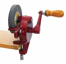 Hand Operated Grinder Bench Mount & Grind Stone Watchmakers Jewellery Tool Craft