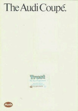 Audi Coupe 1987-88 UK Market Sales Brochure 1.8 2.2 GT Quattro