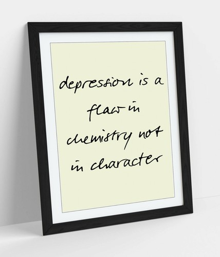Depression not flaw - is, a