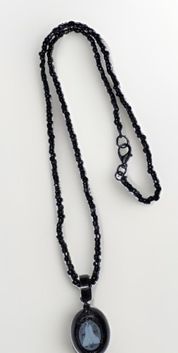 Victorian whitby jet sardonyx - jet,