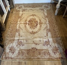 Large Vintage Laura Ashley Aubusson Rug 234 X 162 Cm’s