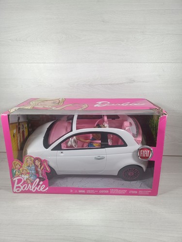 Barbie doll and fiat 500 - doll,