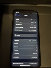 iPhone x 64GB Unlocked