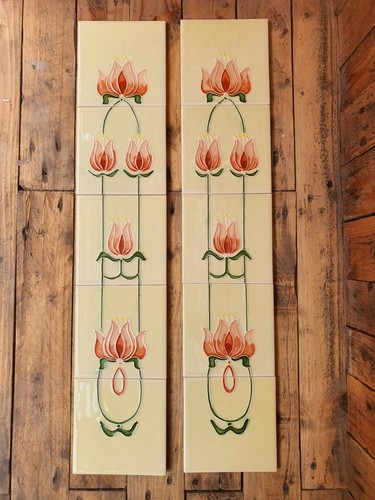 Victorian tiles fireplace - victorian,