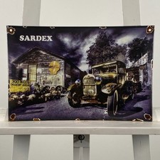 Shell Enamel Sign - 38x25cm