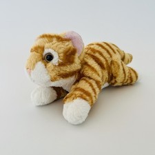 Dowman Imports Ltd Leosco Collection Soft Toy Cuddly Ginger White Cat Soft Toy