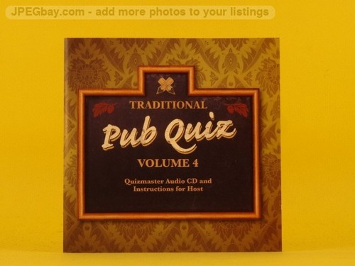 Traditional pub quiz - pub,