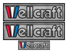 Wellcraft Boat Remastered Stickers for restoration project