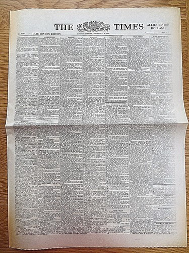 Ww2 newspaper allies enter - ww2,
