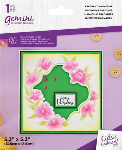 Gemini floral frame - floral, &