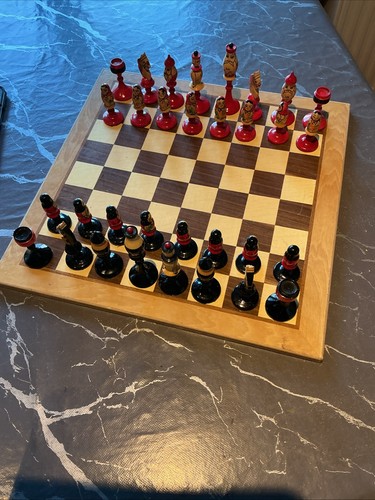 Chess set babushka - set,