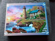 Hua Dada 1000 Piece Puzzle - Sunset Lighthouse