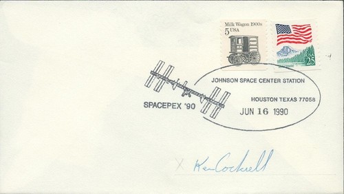 Astronaut ken cockrell signed - cockrell,