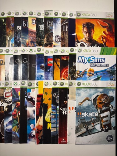 Xbox 360 manuals only - xbox,