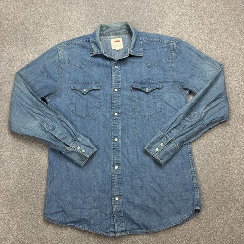 Levis denim shirt adult small - levis,