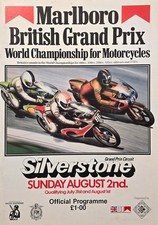 MARLBORO BRITISH MOTORCYCLE GRAND PRIX 1981, Racecard, Silverstone, Barry Sheene