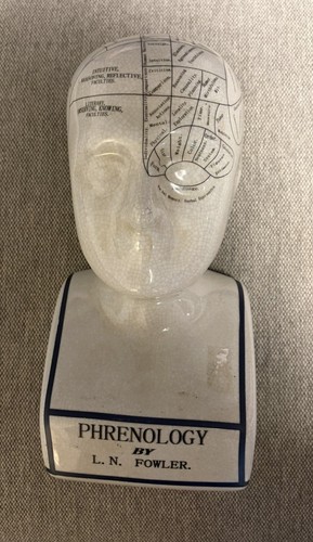 Phrenology head fowler - phrenology, l