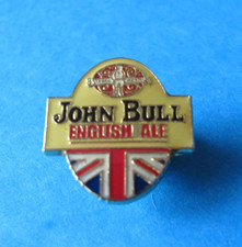 John BULL Beer Brewery pin badge. English Ale. Unused old stock. Enamel.