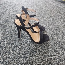 Size 4 Shoes Black Strappy