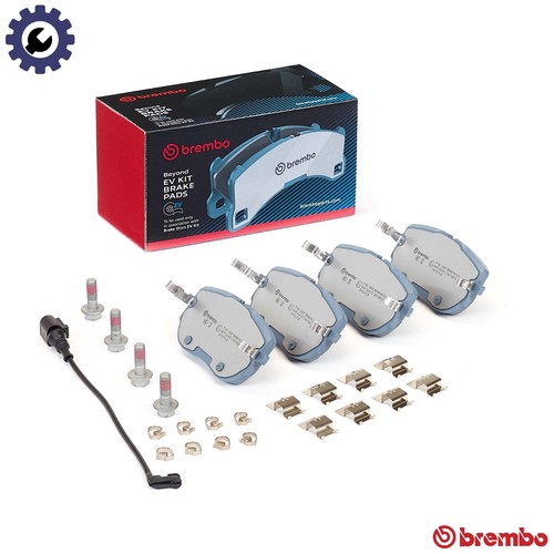 Brake pad set disc - brake, p