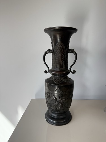 Large antique japanese bronze - large,