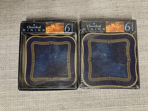 Cloverleaf dining coasters - x, 8