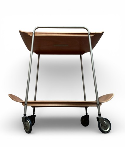 Vintage bent plywood and steel - plywood,