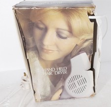 Vintage Hand Held Hair Dryer with Box – Retro 1970s Design