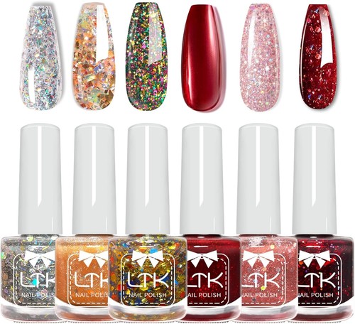 Nail polish set 6 - -, colors