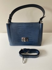 Russell Bromley Blue Leather
