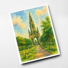 A4 PRINT - The Scott Monument